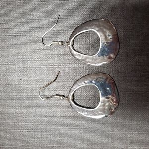 2X HOST PICK. SilverTone Dangle Earrings